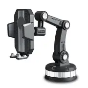 360° Rotating Mobile Phone Holder For Car Shockproof Multi-Function Car Navigation Holder Instrument Panel Suction Cup W
