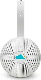 Yogasleep Hushh+ Portable White Noise Machine for Baby, 20 Soothing Natural Sounds, Wireless Charging & Bluetooth Speaker, Compact Size, Noise Canceling for Better Sleep, Privacy & Nursery Must Have