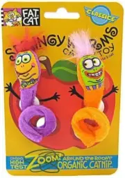 Cat, Fat Cat Springy Worm Catnip Toy - Assorted (Springy Worm Catnip Toy)