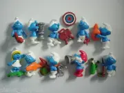 THE SMURFS SPORTS 2001 KINDER SURPRISE FIGURES SET PEYO - FIGURINES COLLECTIBLES