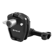PULUZ Motorcycle Windshield Action Camera Mount Clip for GoPro Hero12 Black / DJI Osmo Action 4 / Insta360 X4 / Ace Pro and Other Action Cameras