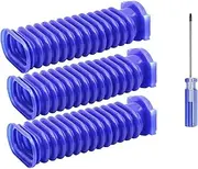 Blue Hose Compatible with Dyson V6 V7 V8 V10 V11 Soft Velvet Roller Suction Hose Replacement Part Home Cleaning Vacuum Cleaner Accessories (Color : 4pcs)