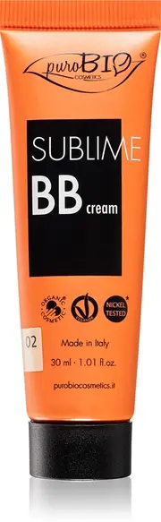 puroBIO Cosmetics Sublime BB Cream moisturizing color 02 30 ml