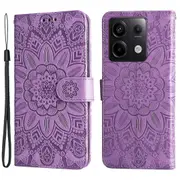 For Xiaomi Redmi Note 13 Pro 5G Wallet Case with Strap Leather Phone Cover Stand