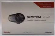 Sena SMH10D-10 Motorcycle Bluetooth Headset / Intercom (Dual), Black