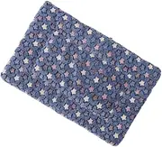 DECOMELODY Thickened Pet Warm Cushion for Dogs and Cats Cozy Rest Sleep Mat for Autumn Winter Lightweight Portable for Indoor Outdoor Use Star Design