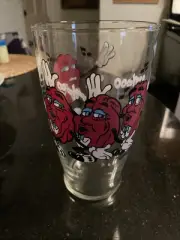 Vintage 1989 Calrab California Raisins Drinking Glass 28 oz Applause tumbler cup