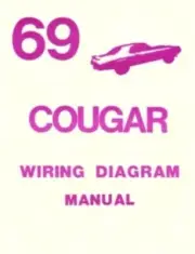 COUGAR 1969 XR7 Wiring Diagram Manual 69