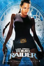 LARA CROFT: TOMB RAIDER (2001) ORIGINAL ADVANCE MOVIE POSTER - ROLLED - 2-SIDED