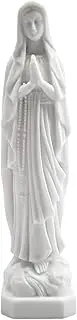 6" Our Lady of Lourdes Virgin Mary Blessed Mother Catholic Religous Statue Sculpture Figure Made in Italy