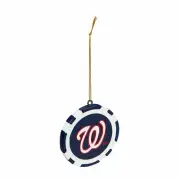 Evergreen MLB Washington Nationals Game Chip DesignOrnament, Team Colors, One Si