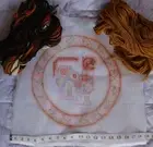 Vintage Jane Whitmire Mid-Eastern Mythical Lion Paterna Wool Needlepoint Kit