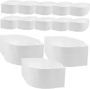 [LIFKOME] 20pcs Chef Hat Paper Disposable Chef Caps for Restaurants Kitchens Bbqs Easy Clean White