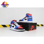 正版 NIKE AIR JORDAN 1 MID TOP3 紅白藍 554724124 休閒鞋