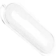 Amosfun Oval Range Hood Light Shade Plastic Cooker Light Cover Replacement for Kitchen Stove Vent