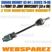 1 x NEW CV Joint Drive Shaft for Subaru Brumby UTE 1.8L 80-94 [ LEFT or RIGHT ] (for: Subaru)