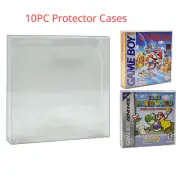 10 Clear Box Protectors For Nintendo GAME BOY COLOR / ADVANCE /VIRTUAL Cases CIB