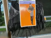 Halloween Accessories Gothic Capelet Black OSFM New