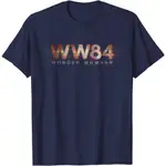 男士棉質 T 恤 WONDER WOMAN 84 徽標 T 恤 4XL, 5XL, 6XL