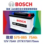 【台中電力屋】BOSCH博世 DIN75 575065  歐規電池 低身電池 同 57539 XC90 V50 適用