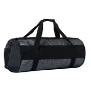 Black Mesh Dive Duffle Bag Scuba Snorkeling Sports Outdoor Diving Storage Bag N