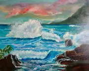 HAWAII ARTIST "PARADISE FOUND" One of a Kind