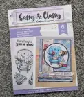 SASSY & CLASSY Crafter's Companion Photopolymer Stamp "Hello Gorgeous"; 6 Pieces