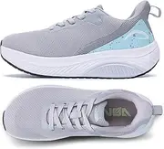[GANNOU] Wide Toe Box Walking Shoes Arch Support Plantar Fasciitis Sneakers Orthotic Tennis Shoes