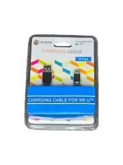 NEW Hydra 10ft USB 2.0 Charging Cable for Nintendo Wii U Gamepad - Black