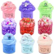 9-Pack Slime Kit with Jelly Cube Cloud and Butter Slime