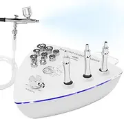 Diamond Mic_ro-der_mabra-sion Machine with Spray Gun, Blayram 65-68cmHg Suction Power Professional Diamond Facial Machine Water Spray Exfoliation Der_ma-bra_sion Machine for Home Use Skin Care