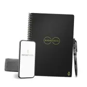 Core Reusable Spiral Notebook Size 6x8.8 - Dotted Pages, App Executive 1 Black