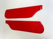 Sunvisor Pair Set for Ford Mustang Coupe Fastback 1964-1966 Red