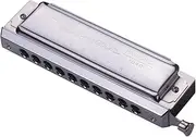Labymos Swan Chromatic Harmonica 10 Holes 40 Tones Key of C Silver with Exquisite Box