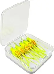 KQFCAZRE 5PCS Fly Fishing Bait with Hook Waterproof with Storage Box Fly Bait Artificially for Enthusiasts Gifts Anglers