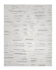 Solo Rugs Chelsea Contemporary Striped Hand-Knotted Wool-Blend Area Rug