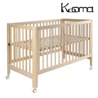 在飛比找momo購物網優惠-【KOOMA】歐式實木嬰兒中床-櫸木材質(不含床墊)