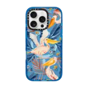 iPhone 16 Pro Impact Case MagSafe Compatible Pelicans by Grace Andersson