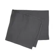 Bambury French Flax Linen Charcoal Table Runner