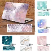 3in1 Marbled Hard Case Shell for MacBook Air Pro 13 14 15 16 A1278 A2338 A2918