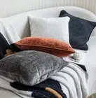 Luxury Modern Nordic Velvet Abstract Solid Colour Cushion Case Cover Sofa Decor