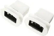 2PCS Plastic Rear Seat Bench Bracket Clips Compatible with Q7 A4 A6 S4 S6 New 4L0886373 Car Automobiles Interior Accessories Automotive Fasteners