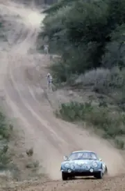 Jean Luc Therier Michel Vial Alpine Renault A110 1800 1975 Rally Kenya Photo 3