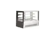 Counter top square glass cold food display - GN-900RT