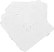 100pcs Earring Display Card White Paper Jewelry Cards for Selling and User Friendly Tags for Earrings Necklaces and Brooches for Handmade Displays