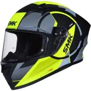Stellar Faro Black Grey Yellow Full Face Helmet