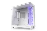 NZXT H6 Flow RGB 2023 Compact Mid Tower ATX Case White [CC-H61FW-R1]