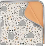 BABYBOET Splat Mat for Baby – Under High Chair Floor Mat Protects Wood, Vinyl and Carpet from Spills – Waterproof 4 Layer Baby Mat with Anti-Skid Backing Deters Bunching and Sliding (51” x 51”)