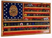 Wisconsin State Police / Trooper Challenge Badge Coin Display 70-100 Coins
