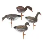 4x Realistic Foam Goose Hunting Decoy Duck Target Decoys Garden Sentries